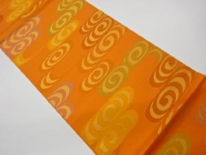 リサイクル　流水模様織出し袋帯